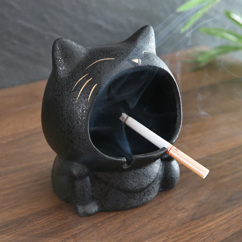 Cute Cartoon Cat Creative Ashtray