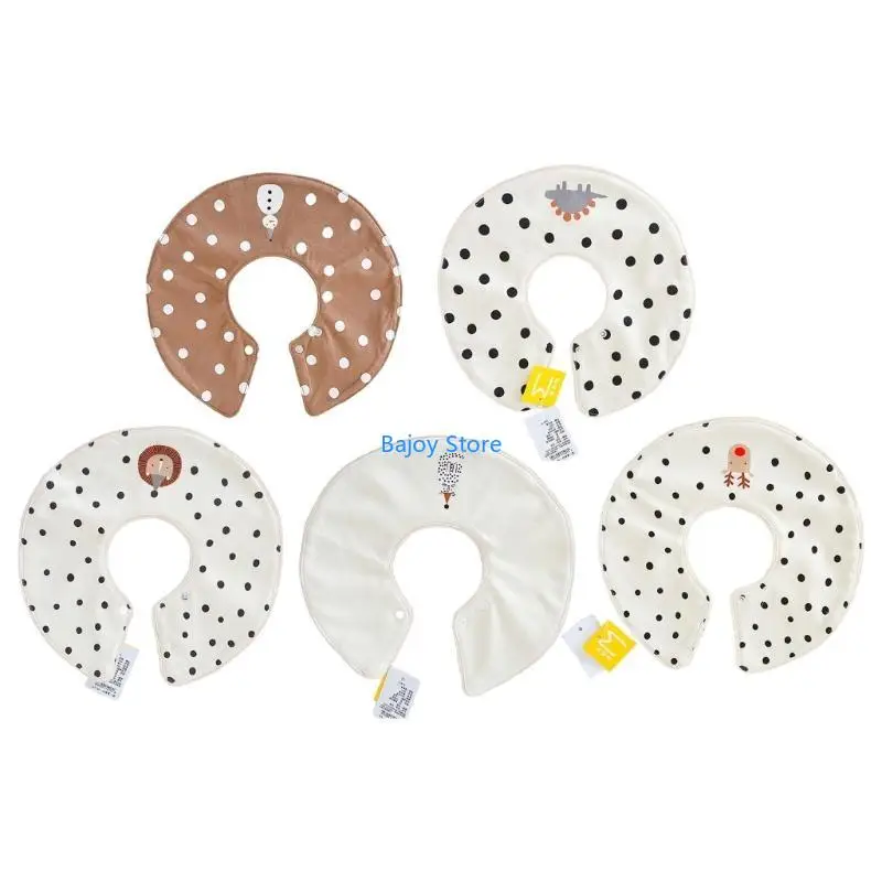 

63HE Essential Baby Bibs Lovely Pattern Newborns Bibs Must Get Baby Essential Drools Bibs Easy to Wash Baby Bibs Soft Bibs