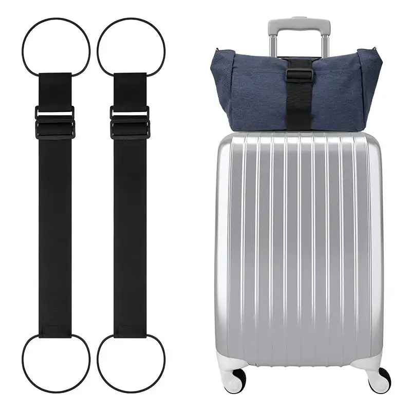 Elastic Fastening Belt Luggage Buckle Cross Strap Adjustable Bundling Packing Baggage Belt Cross Strap Suitcase Belts Dropshippi