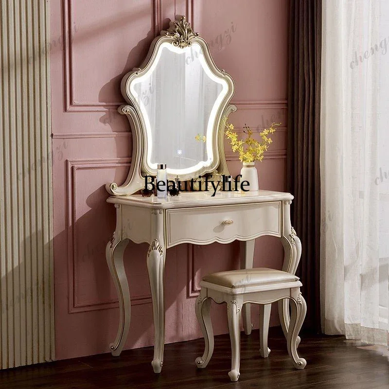 F182  Makeup Dressing Table Narrow Small Stool Organizer Dressing Table Bedroom Sets Coiffeuse De Chambre Home Furnitur