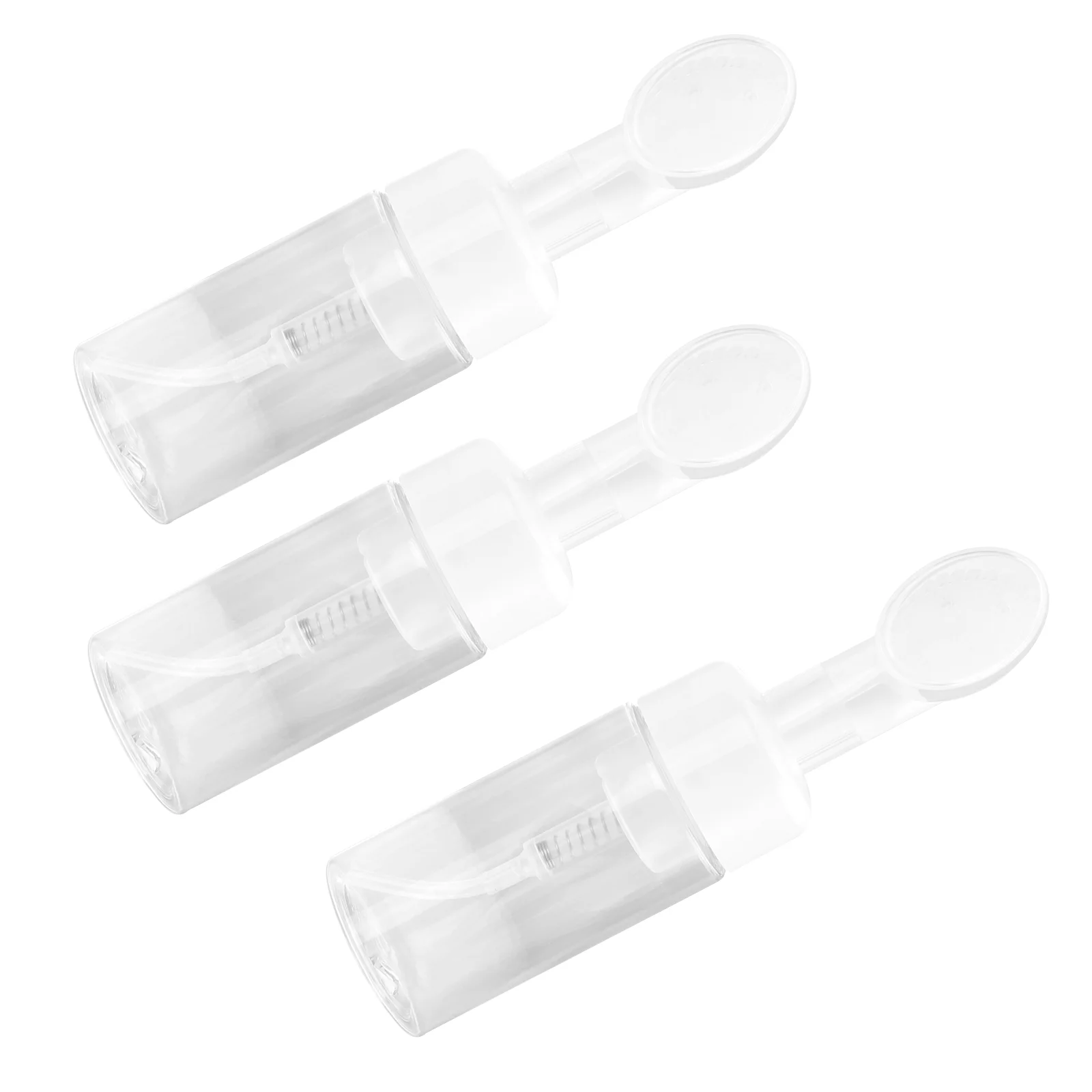 

3 Pcs Bottled Empty Foaming Travel Shampoo Bottles Pump Convenient Shower Gel Plastic Pet Sub