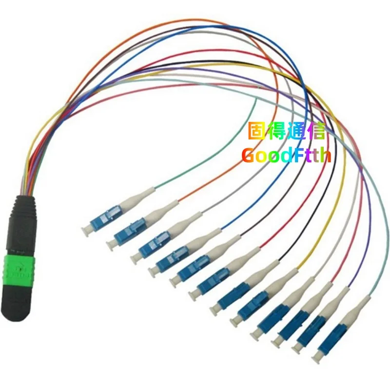 Harness Cable MPO(M)-LC SM 12 Core MPO to LC 0.9mm Breakout Patch Cord GoodFtth