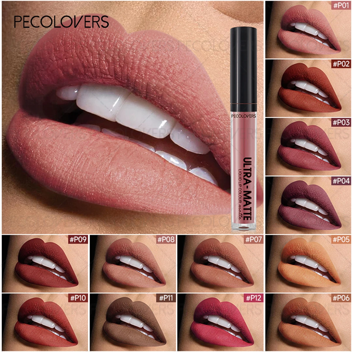 Brillant à lèvres longue durée, mat hautement saturé, rouges à lèvres liquides antiadhésifs longue durée, imperméable