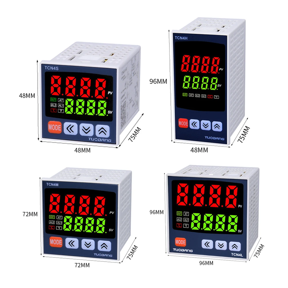 Interruptor do Termostato Digital Inteligente Controlador de Temperatura Regulador Saída do Relé de Estado Sólido ac 220v Tcn4h Tcn4m Tcn4l