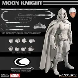 In Stock Original Mezco ONE:12 Moon Knight Anime Action Collection Figures Model Toys Gifts for Kids
