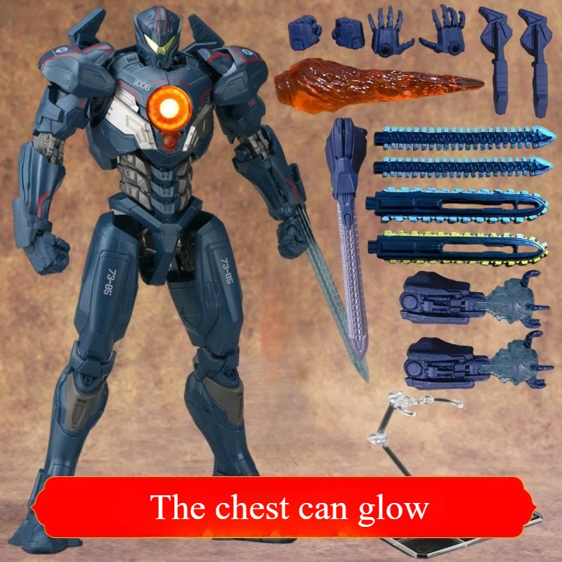 

NECA Pacific Rim 2 Mecha Model Revenge Wanderer can glow and move toys assembled spot