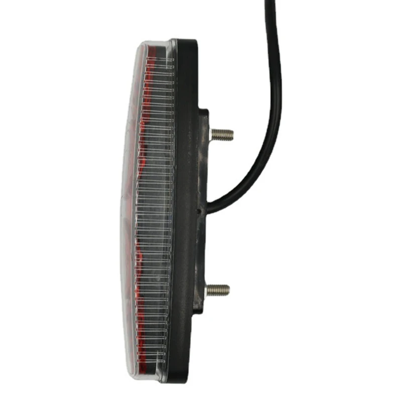Ebike traseira led luz traseira 36v 48v lâmpada de advertência de segurança para acessórios de bicicleta elétrica sm conector noite ciclismo-abb