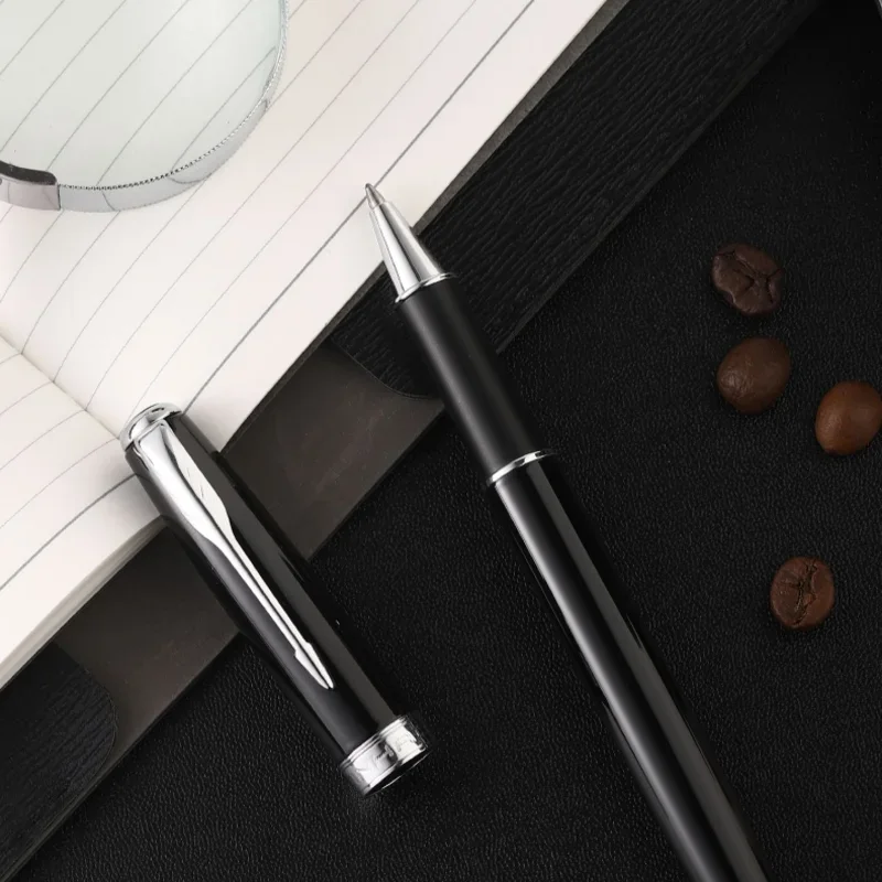 Jinhao 75 Ballpoint Pen Metal Black/Black Red Luxury Elegant Pens Replaceable Refill Writing School Office Supplies Stationery
