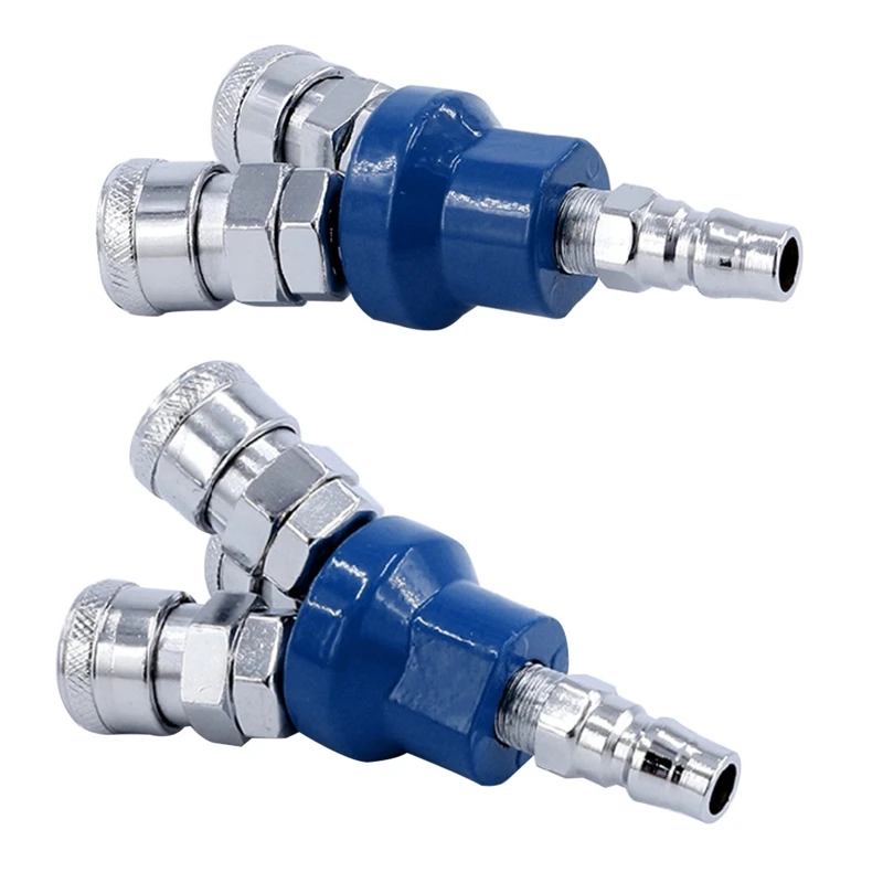 Y1UD 2/3 Way Quick Connector Air Compressor Manifold Multi Hose Coupler Fitting Pneumatic Tools Home Hardware Accessories