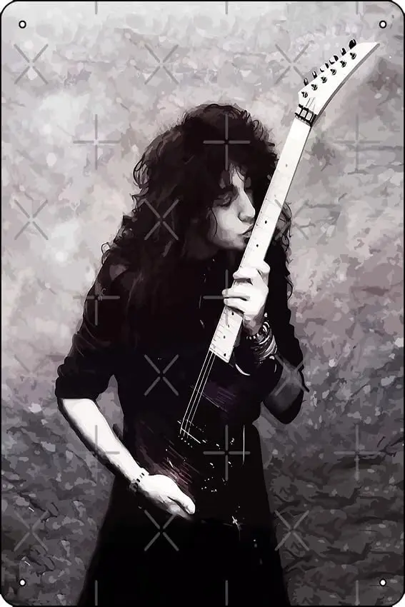 Jason Becker, Cacophony Poster Metal Tin Sign 12 X 8 Inch Funny Man Cave Home Office Bar Decor