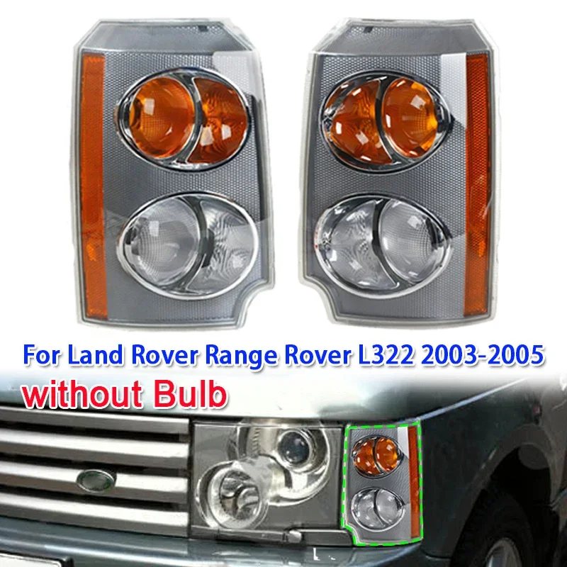 

1pc LED Car Front Turn Signal Brake Indicator Light for Land Rover Range Rover L322 2003-2005 (without Bulb)