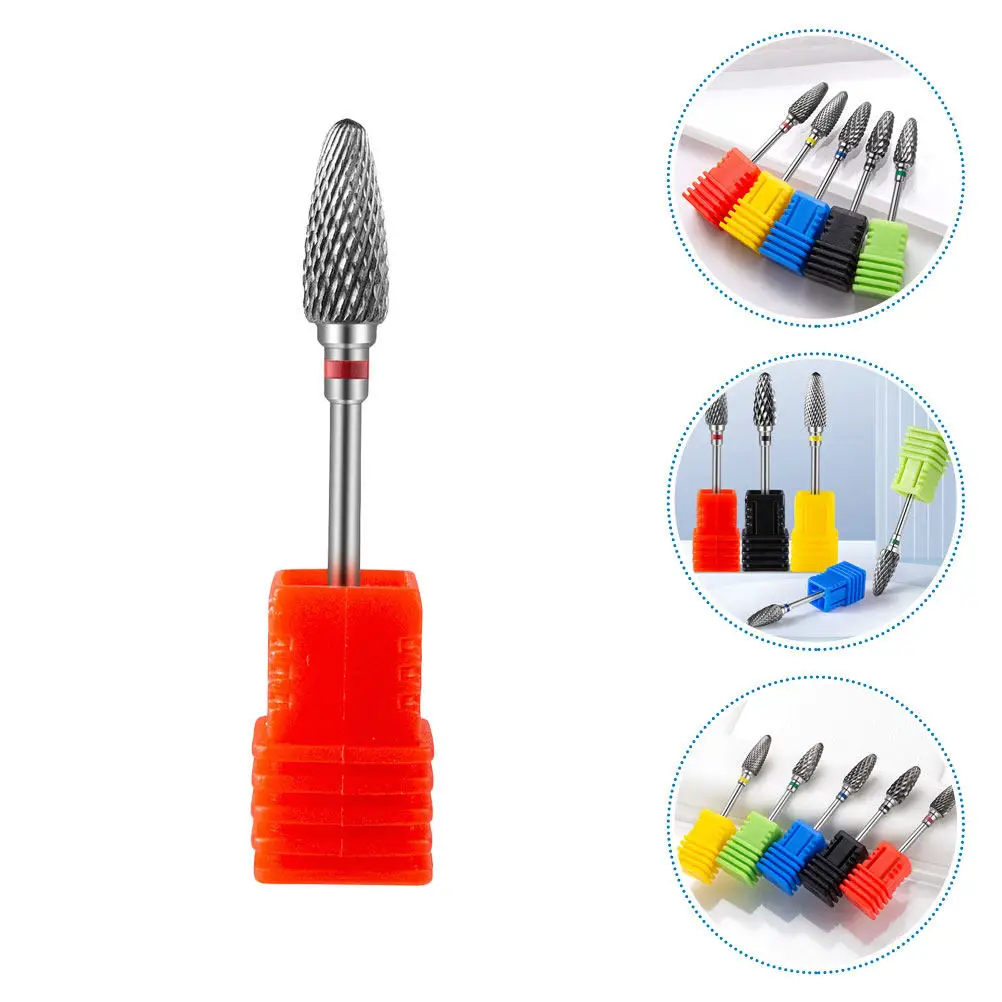 Metall-Wolframkarbid-Nagelbohrer Maniküre-Schleifköpfe Elektrische Nagelkunst-Polierbits Professionelle Maniküre-Salon-Ausrüstung