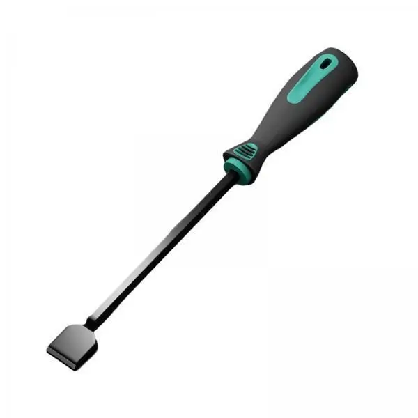 Glass Stovetop Scraper Steel Floor Scraper Adhesive Paint Remover with Ergonomic Handle for Oven Use