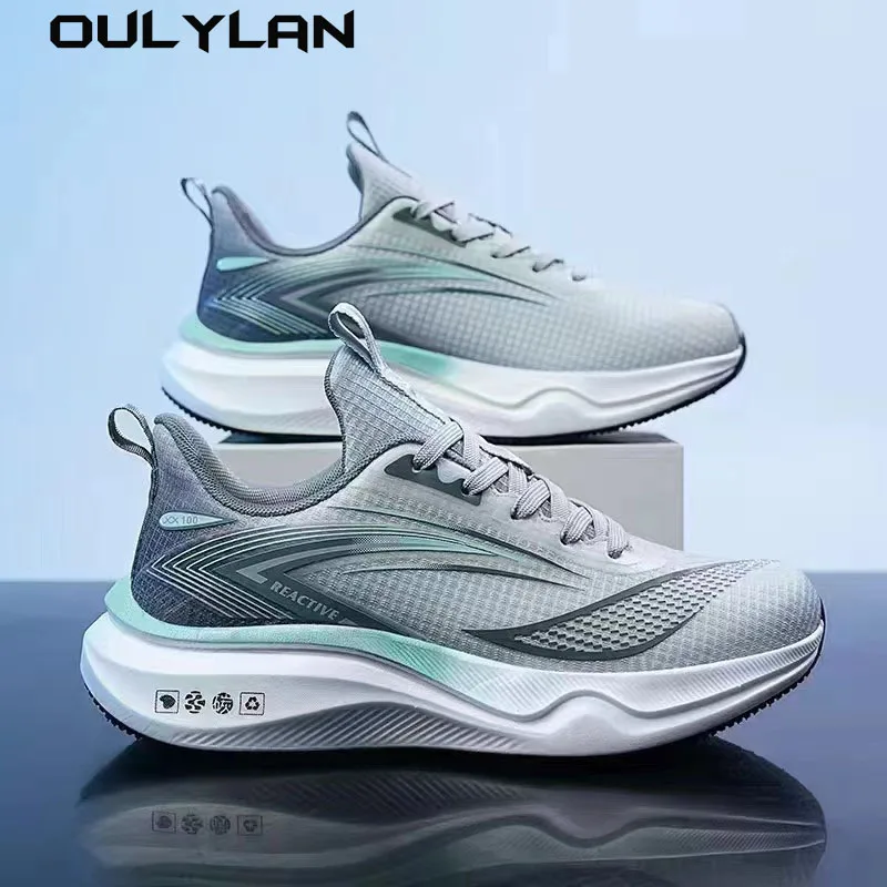 

Outdoor Casual Sneakers Mesh Comfortable Flat Lace-up Summer Gym Shoes Men's sneakers Breathable Outdoor Men's sports shoes