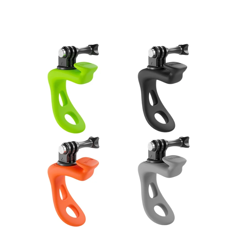 TELESIN Mini support Flexible support réglable en Silicone pour Gopro Hero 13 12 11 10 9 8 MAX DJI OSMO Action 5 4 3 Insta360 X4 X3