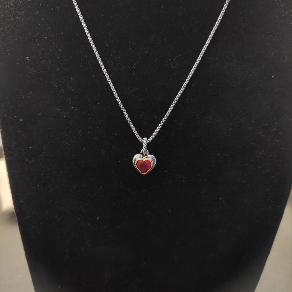 

2026 New DVA Fashion Sweet Heart Pendant Series Necklace Suitable for Daily Gifts