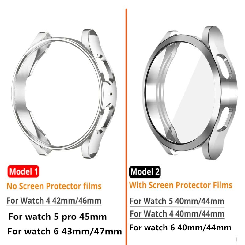 for Samsung Galaxy Watch 4 6 Classic 5 Pro Strap 44mm 40mm 45mm 42mm 46mm 43/47mm Case+Metal Bracelet Galaxy Watch 3 45mm 41mm