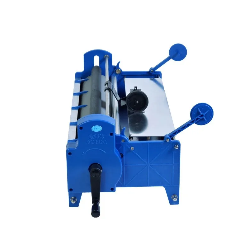 JJ53-68A Hand-Cranked Wallpaper Gluing Machine with 8L Glue Tank Capacity for Home Improvement