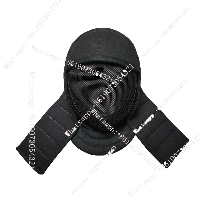 Epee hood, brain pad, black, combat, short soldier protective gear, the new model does not include helmet.