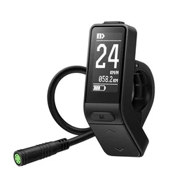 Mini SW102 LCD ekran G320 G340 EBike ekran e-bisiklet bilgisayar için su geçirmez kilometre Bafang orta Motor elektrikli bisiklet