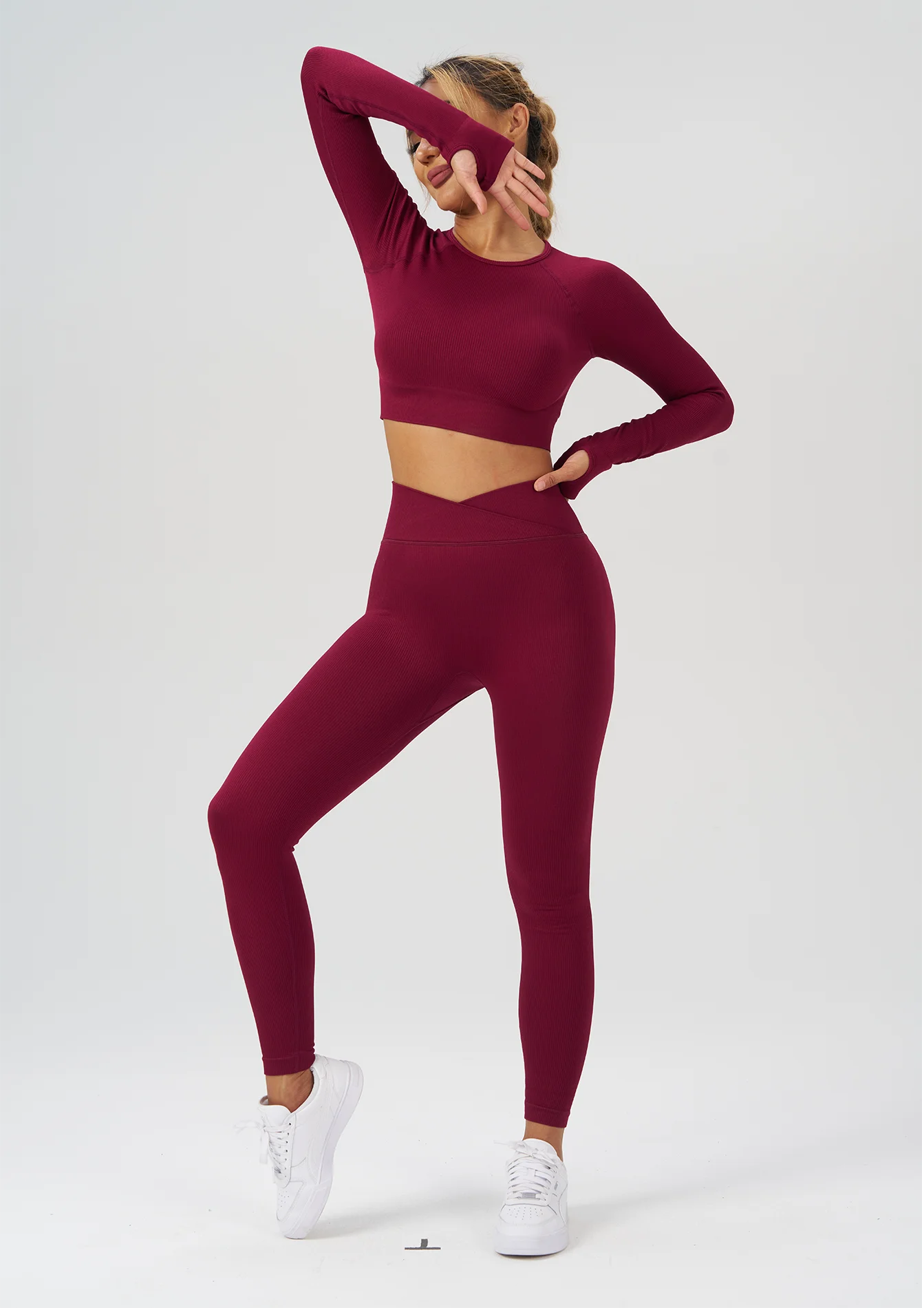 Dameskleding Yoga topsets met  - Winter Yoga Clothing recensie en prijs