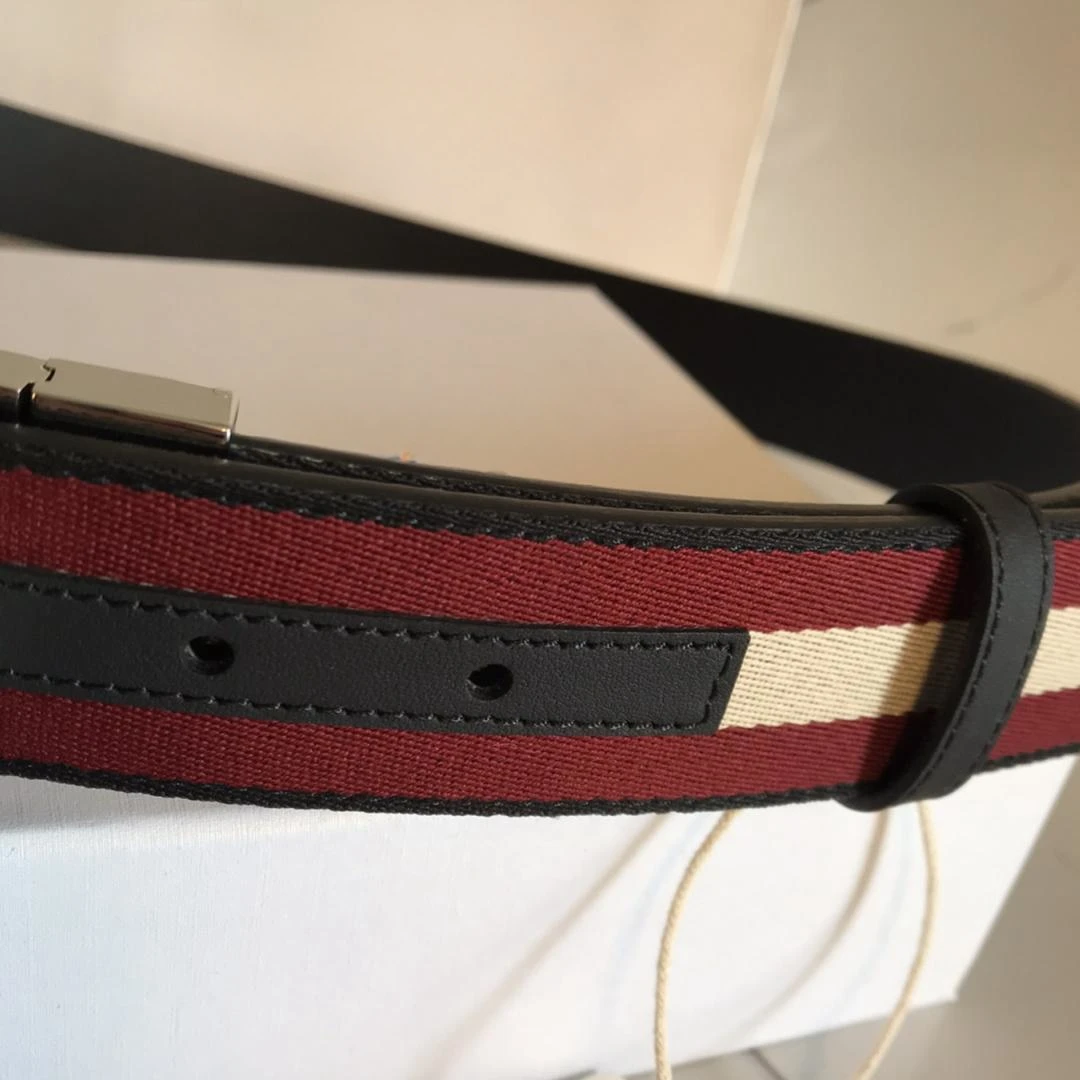 High Quality B Style Belts Fashoin Patchwork Leather Canvas Design Belts Male Strap Luxury Causal Business Waistband