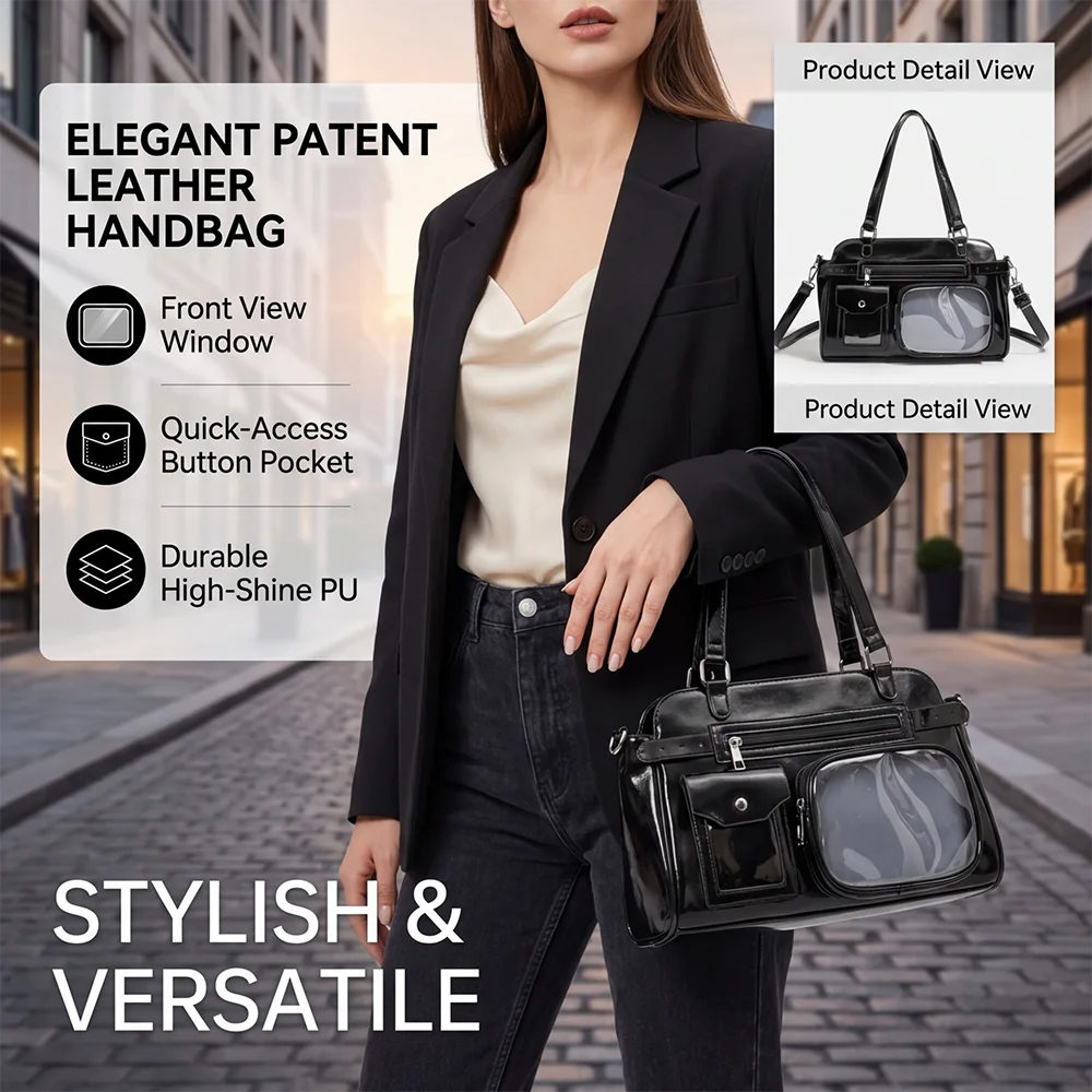 

Retro PU Leather Crossbody Bag For Women Vintage Saddle Shoulder Bag Small Messenger Bags Luxury Designer Ladies Handbag Purse