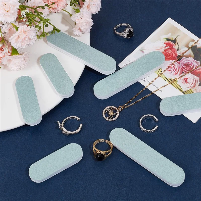 

Classy-30Pcs Silver Polishing Stick Rectangle Double-Sided Sanding Buffing Bars 0.76X2.3Inch/0.78X3.5Inch For Jewelry Supplies