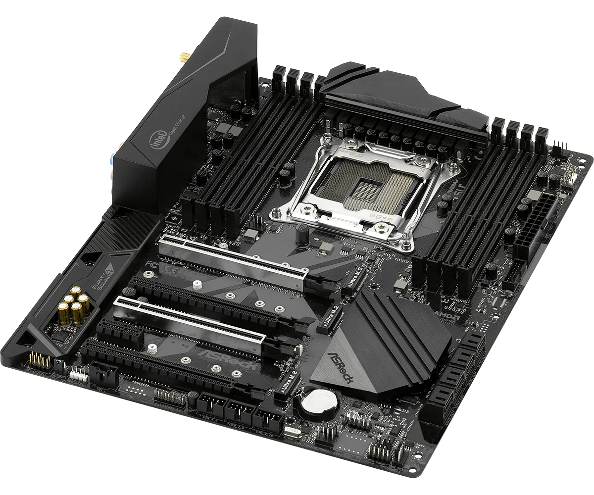 Imagem -03 - Placa-mãe Killer Sli ou ac Intel X299 Lga 2066 x Ddr4 128gb Suporta I910900x I77800x I9-7960x I7-7820x Cpu M.2 Atx Asrock-x299