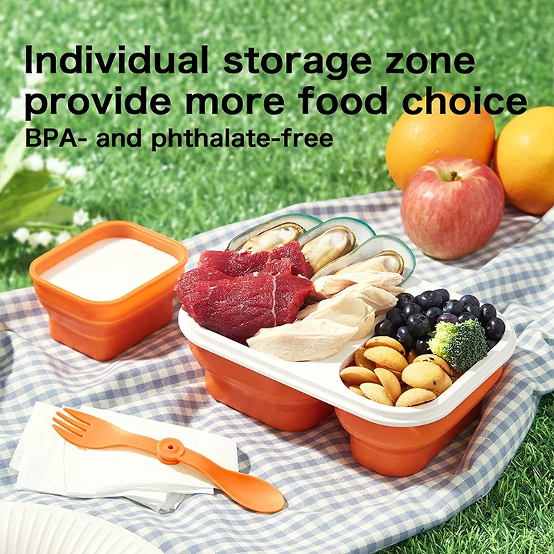 Foldable Dog Travel Bowl Set Dog Feeder Pet Drinking Food-grade Silicone with Separate Bowl Camp Cup for Travel Outdoor Walking