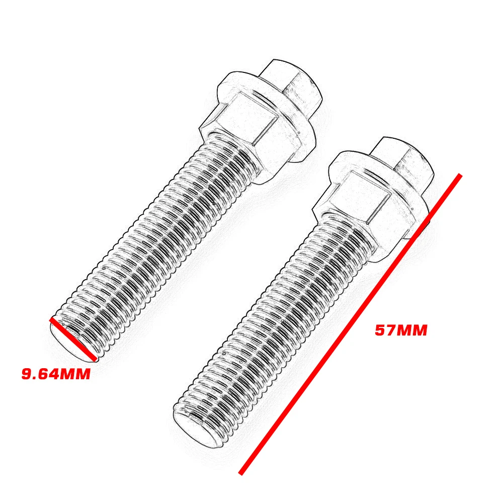 M10×50 Rear Axle Blocks Chain Adjuster Bolt Screw For Husqvarna GasGas EX MC EC EXF ECF MCF 125 250 300 350 400 450 700 ES/SM