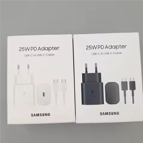 Samsung USB C Charger 25W Super Fast Charging Power Chargeur EU US UK Adapter For Galaxy S23 S22 S21 Plus FE A54 M54 Z Fold 5 4