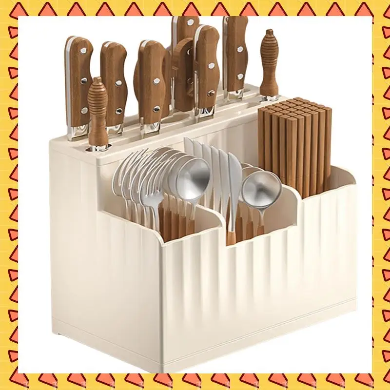 

A008 Wall Mounted Kitchen Utensil Storage Rack Large Capacity Chopstick Storage Rack