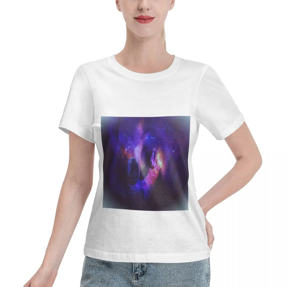 All Body Type Planetary Wings Women's T-shirt Jogging Basic Tops For Women