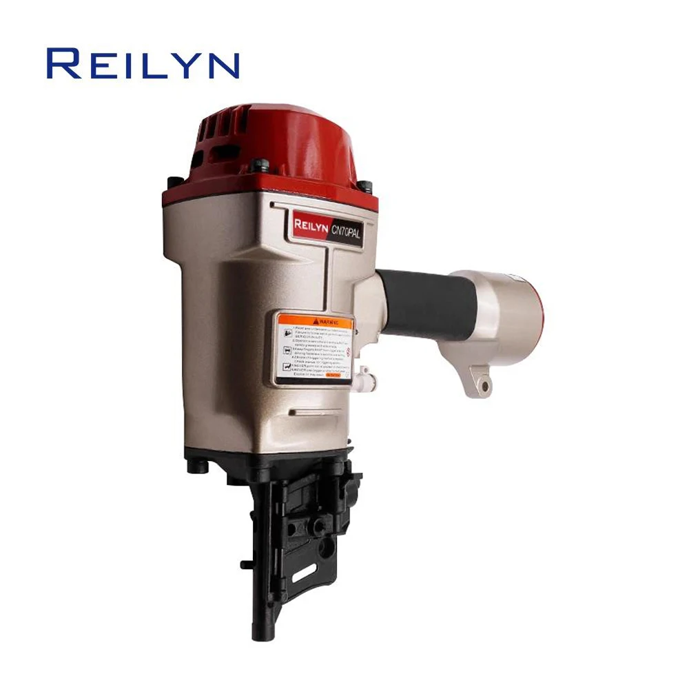 Coil Nailer Gun CN70PAL Industrial Automatic Nailing Machine for making Crating, Pallets, Board Pneumatic Tools