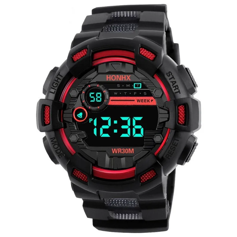 Electronic Watch, Student Men's Sports Multi-Function LED Electronic Watch
