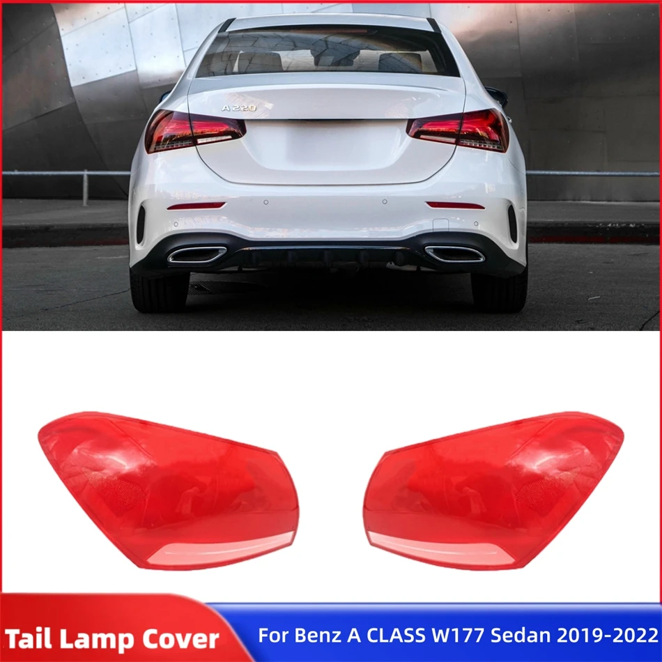 For Mercedes Benz A CLASS W177 Sedan 2019 2020 2021 2022 Car Rear Light Accessories Articles Cars Rear Taillight Shell Lampshade