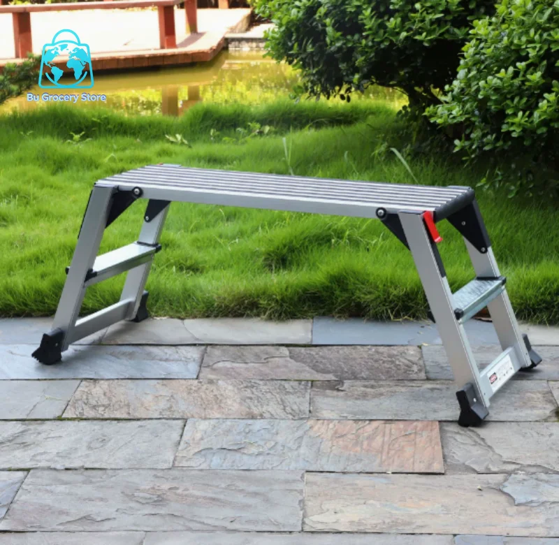 German standard multi-functional aluminum alloy folding car wash table workbench plus balance rod plus