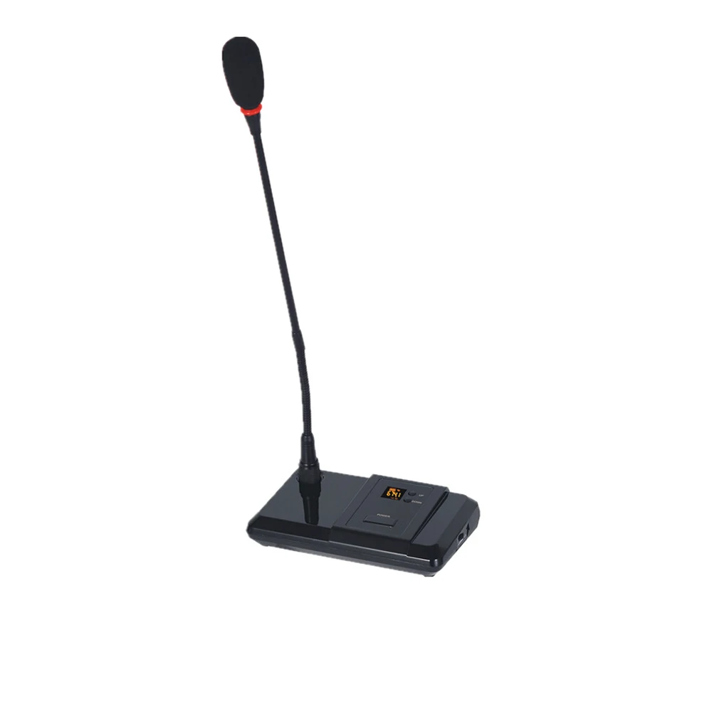 Профессиональная настольная Беспроводная микрофонная система «гусиная шея» с перезаряжаемым передатчиком, портативная комната для переговоров