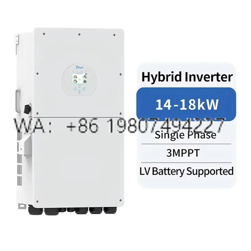 for Deye Hybrid Inverter SUN-12-18K-SG01LP1-EU-AM3-P 14kw 16kw 18kw Single Phase Solar Power Converter