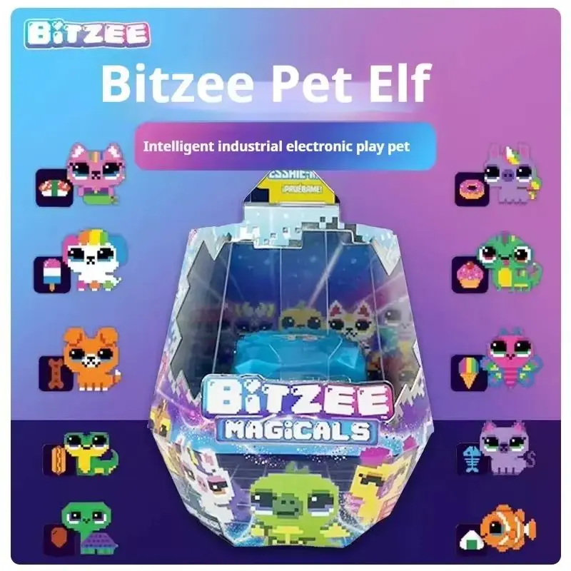 New Bitzee 2.0 Magicals Electronic Digital Pet Spinmaster Digital Pet Interactive Custom Virtual Tamagotchi Game Smart For Kid