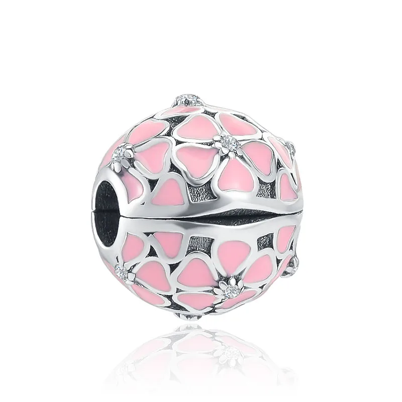 New 925 Sterling Silver Dad Mum Sister Nan First My Mother Flower Charm bead Fit Original Pandora Bracelet DIY Jewelry For Women