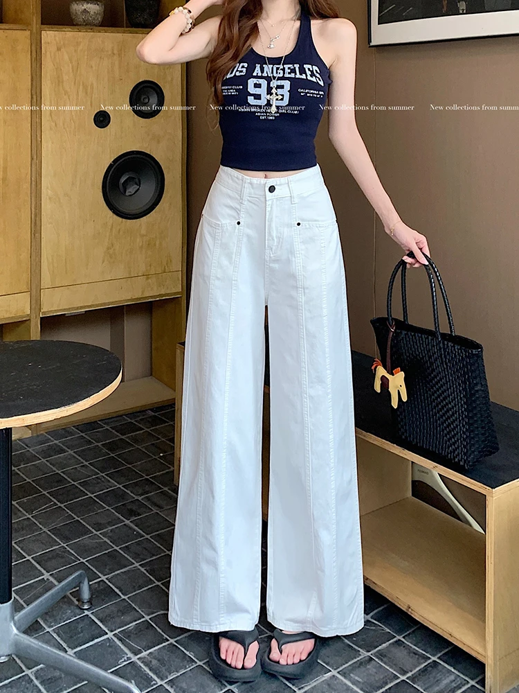 Jeans Femmes Downtown Kleding Vrouw Kwaliteit Textuur Materiaal Voel Vrouwelijke Kleding Denim Lange Mode Comfortabele Duurzame Slijtage