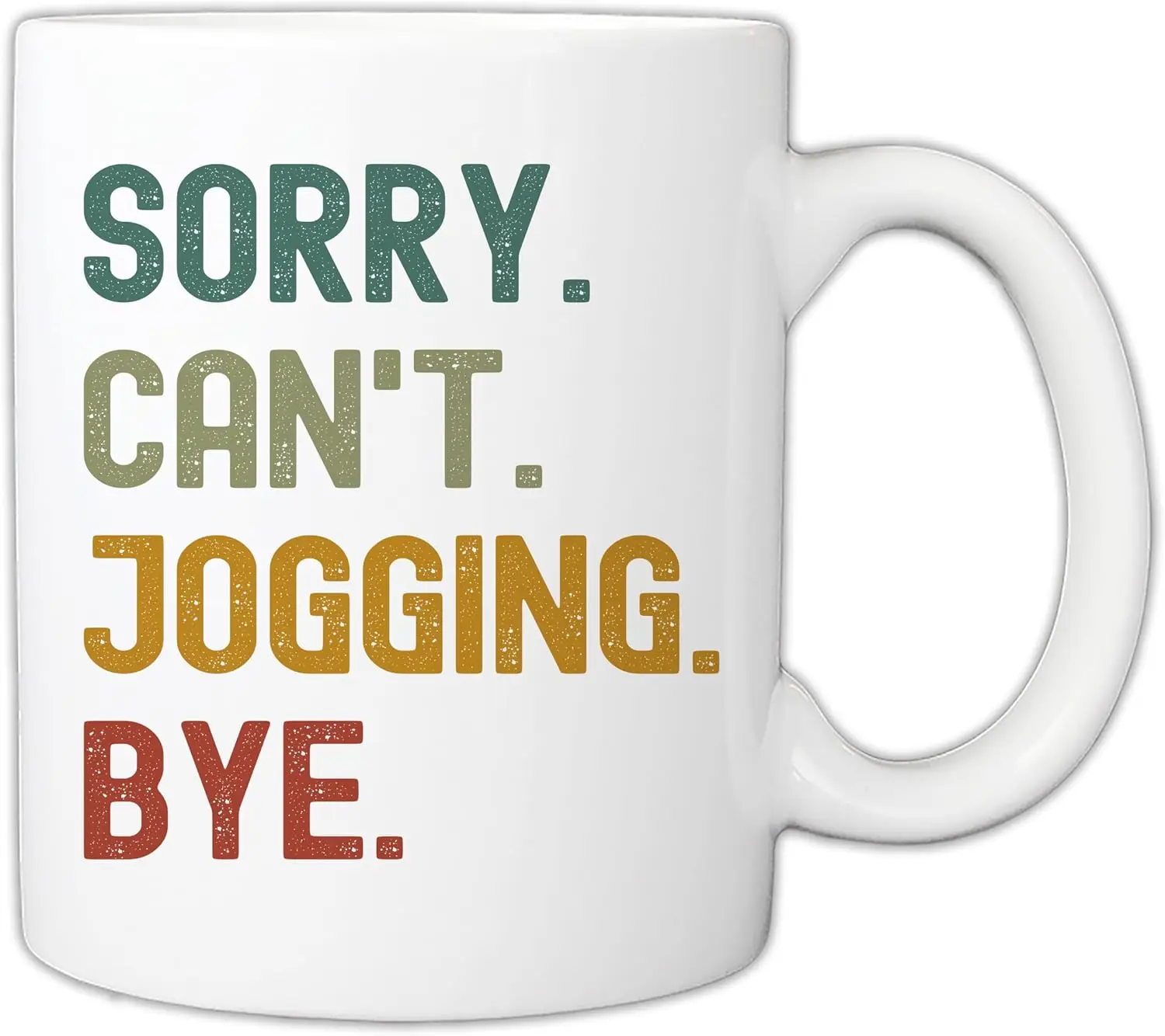 

Gift For Joggers - Funny Sorry Can’t Jogging Bye Runner Running Lovers 11oz Mug