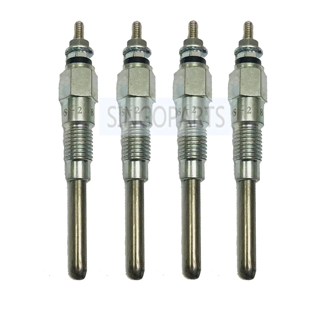 

( 4pcs/set ) Glow Plug 6655233 Fits For Bobcat Loader Excavator Kubota Engine Series 3 V2203 M10X1.25