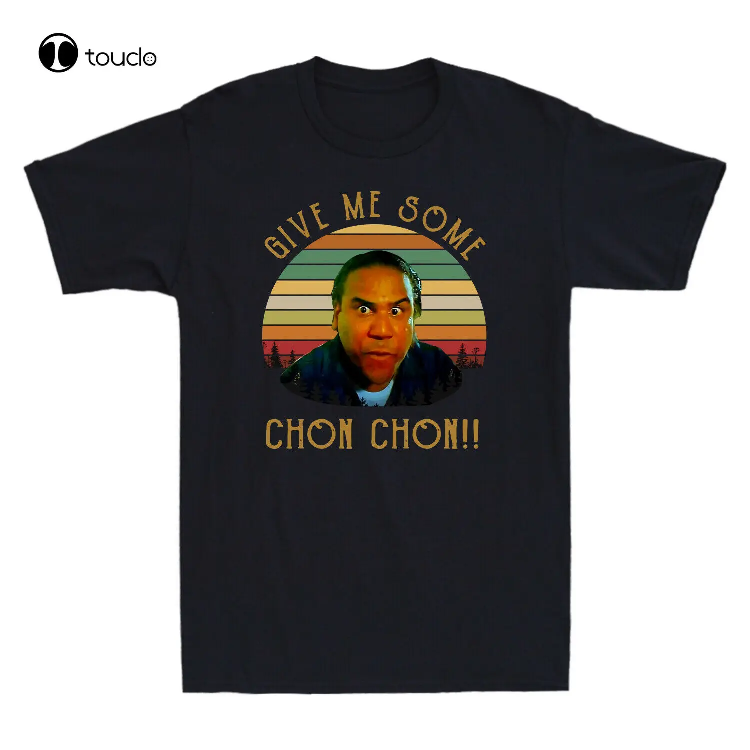 

Give Me Some Chon Chon Retro Sunset Vintage Men'S T-Shirt Cotton Black Navy Tee mens t shirts graphic