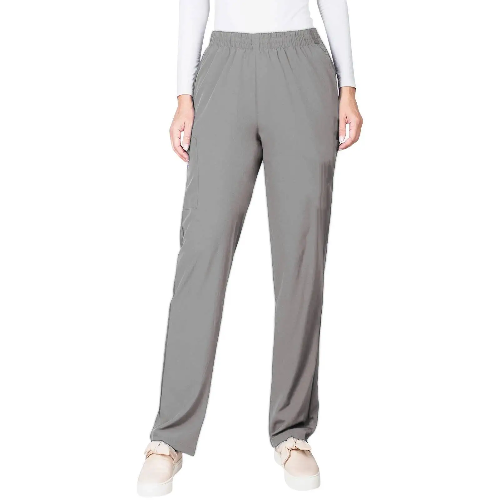 Pantalon d'infirmière ample pour femmes, pour toutes les saisons, travail médical, rose, bleu, médecin, blanc, grande taille, bas élastique