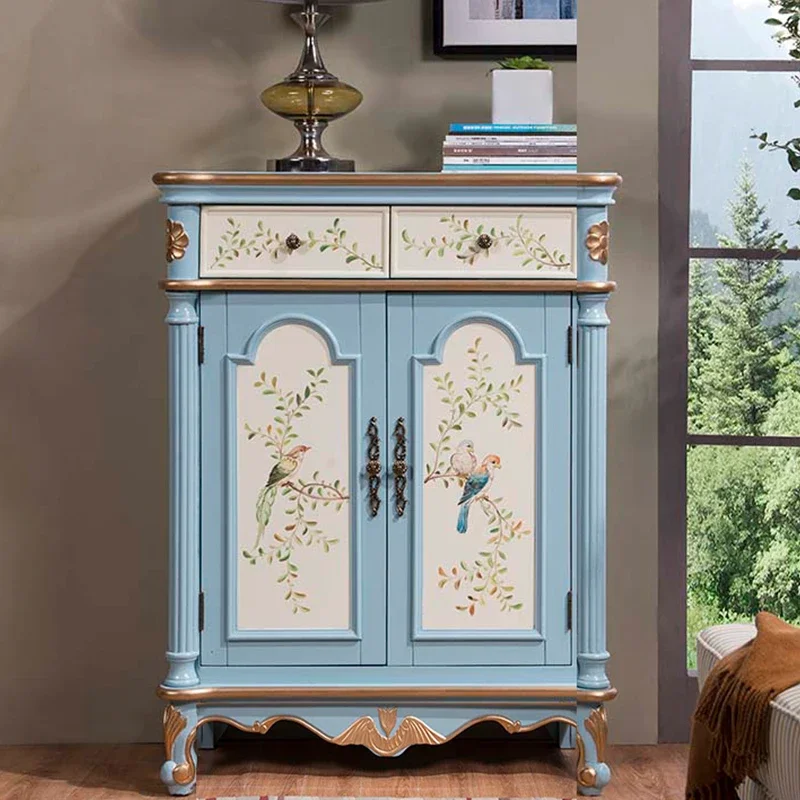 Entrance Wooden Shoe Rack Display Cupboards Shelves Organizer Shoe Rack Closed Italian Luxury Drawers Living Room Furniture