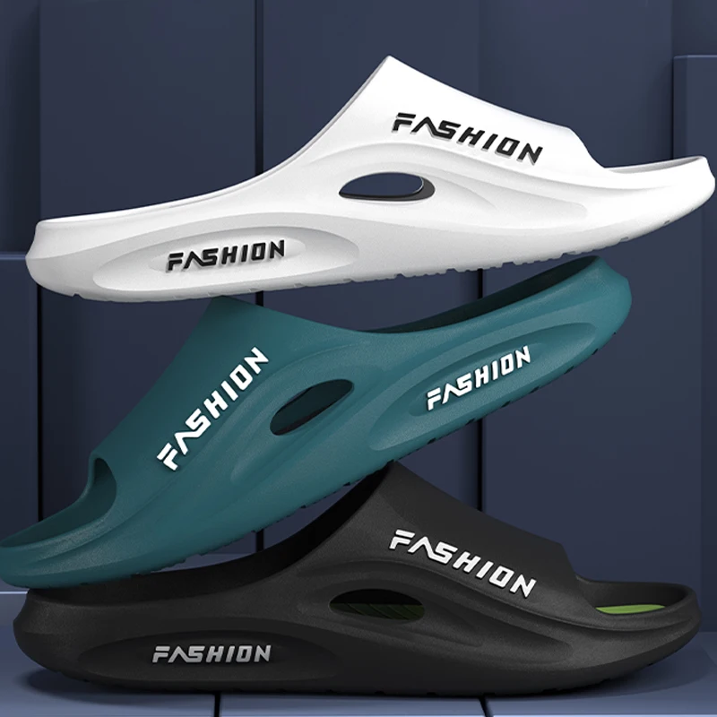 

New Summer Men's Sandal Slippers Sneaker Slippers Men Thick Bottom Platform Slides Soft Eva Slippers Casual Beach Shoes