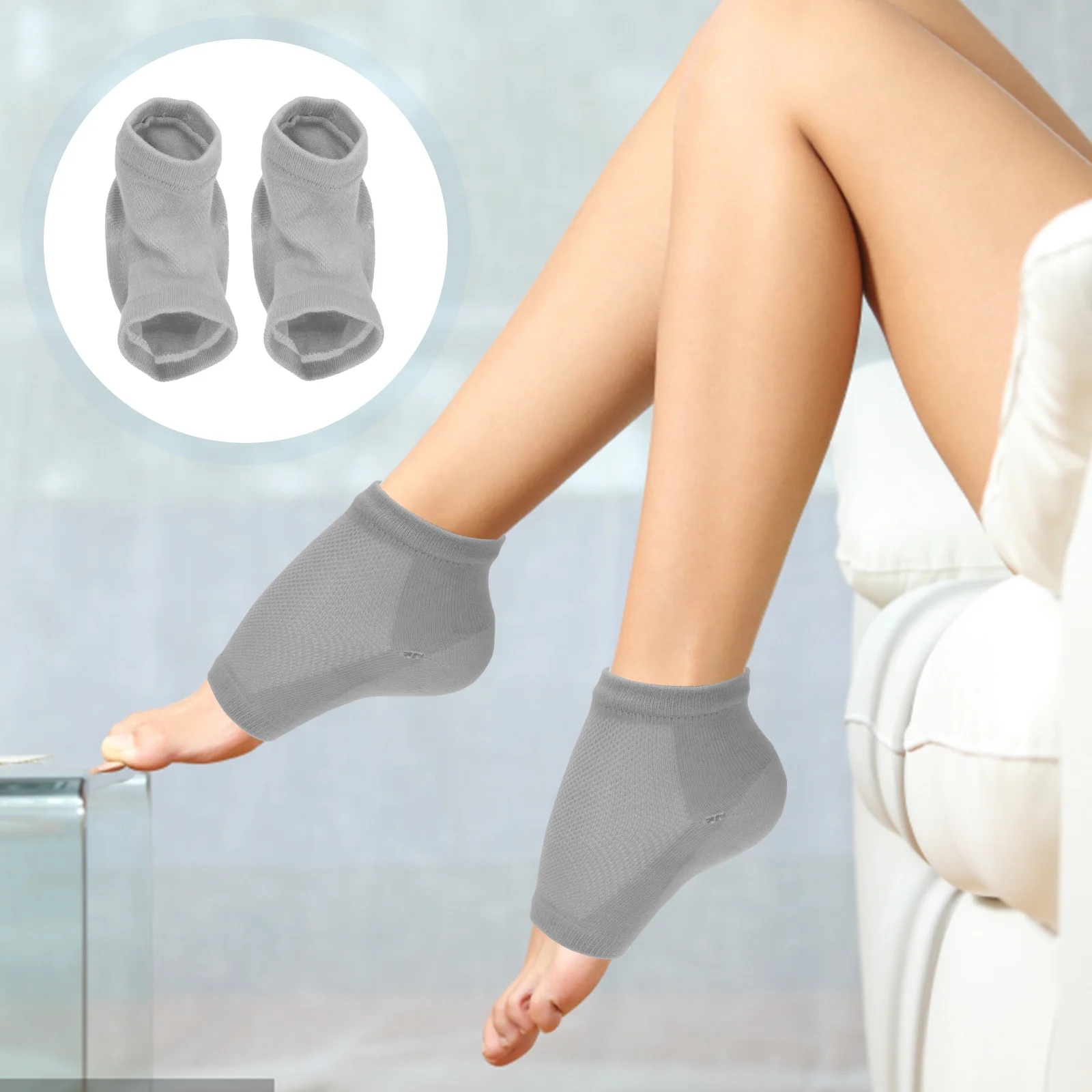 1Set 1Set Onzichtbare Hoogte Toename Inlegzolen Lichtgewicht Antislip Half Pad Comfortabele Inserts Voor Mannen Vrouwen Sok pads